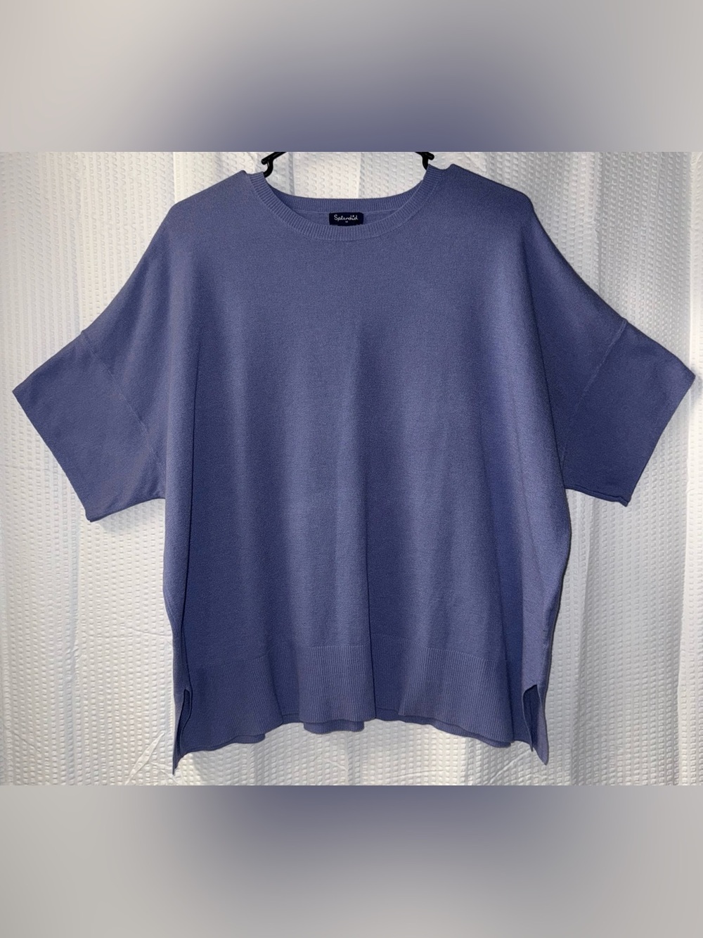 Splendid short-sleeve boxy pullover sweater top size M